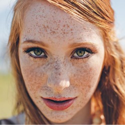 redheadutopia:  portrait by kyle lamere ft. summer freckles follow