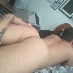 mickeytofficial:  He’s watching TV. But I’m watching him.