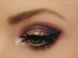 meggygrace:  Really liked today’s eye look!PRODUCTS USED:MAC