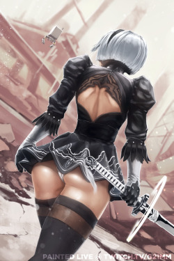 g21mm:    “YoRHa No.2 Type B” - by G21MM  Twitch | Twitter