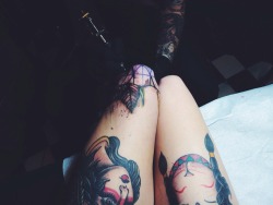 britcurtains:  What a lovely day getting my knee blasted by my
