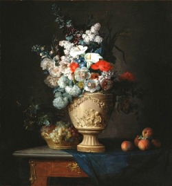 stilllifequickheart:  Anne Vallayer-Coster Bouquet of Flowers