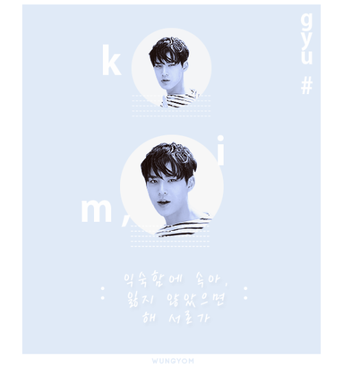 wungyom:  Mingyu x very nice x blue 