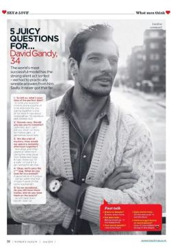 allaboutgandy:  Fast Talk with David Gandy via @menshealthmag