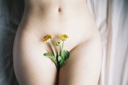 Naked With Flowers