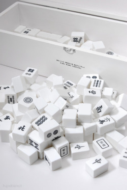 schaumann:  Maison Martin Margiela Mahjong set 