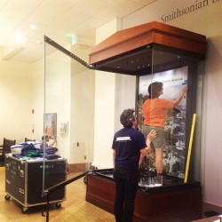 smithsonianlibraries:  The installation for our new exhibition,