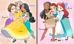 toothpast:   anythingaladdin:  Disney Heroines  By: gariSK