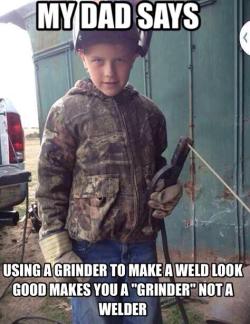 olyusha:  i’m looking at a facebook page of welding memes and
