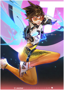 rossdraws:  My take on Tracer from the Episode!! This was one