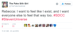 (source)Rebecca RE: the LGBT themes in SU and why she feels its