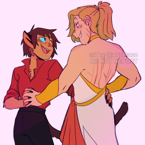 artofkace:   more future catradora princess prom fun for a ko-fi