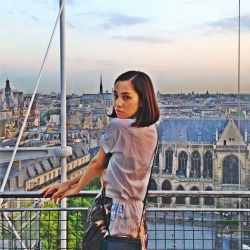 fyeahkikomizuhara:  * “lovely view from pompidou centre”