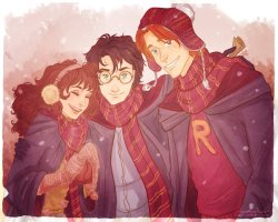 pigeonfoo:  thewhisperinglady:  fanart-hq:  Harry Potter by viria13