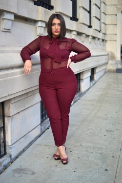 nadiaaboulhosn:  Nadia Aboulhosn. Monochromatic Burgundy at www.nadiaaboulhosn.com