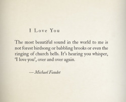 michaelfaudet:  I Love You by Michael Faudet   