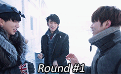sol-tama:  When it’s really cold, B1A4 fights over a pocket