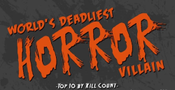 greenhillmedia:  World’s Deadliest Horror Villain - Top 10