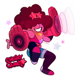 mrhaliboot: Steven and Garnet’s groovy fusion, Cherry Quartz.