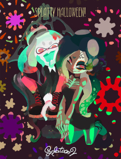 splatoonus: Pearl and Marina are putting the Boo in Boo-yah!