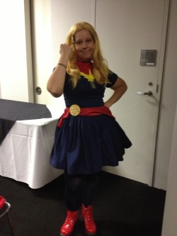 uchidachi:  Captain Marvel dress uniform cosplayer :) (Saturday