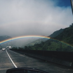 athena-camille:  The closest I’ve ever been to a rainbow and