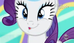 My computer froze while Rarity was making this face. Just thought