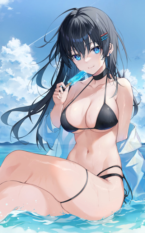 xsirboss:   水着 timmoohttps://www.pixiv.net/artworks/100785853