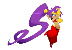 gunmouth:A collected repost of all the Shantae art I have done