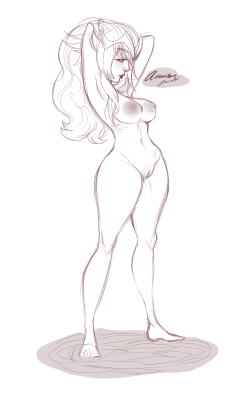 artemis /nude | quick sketchgoodnight zillas. *v *