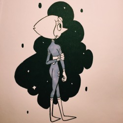 808lhr:  Inktober day 4  Pearl’s space outfit is out of this