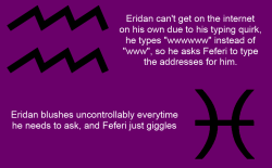 homestuckfluffcanons:   Eridan can’t get on the internet on