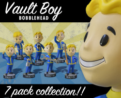 insanelygaming:  Fallout Vault Boy bobbleheads available for