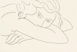 solskenet:Matisse - young woman with head buried in arms (1929)