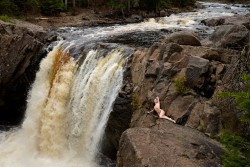 brookelynne:   Illgen Falls • 5.12.16 | assisted self-portrait