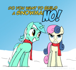 mlpfim-fanart:  Snow by zoarvek  X3!!