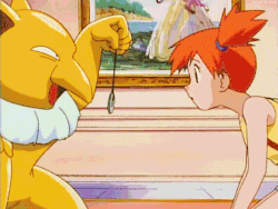 kaafan33:  Hypno and Misty from the first season of Pokemon.