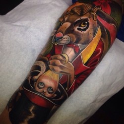 tattooworkers:  Tattoo by @fruduva 