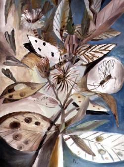 artmastered:  Sidney Nolan, Desert Flower, 1949 