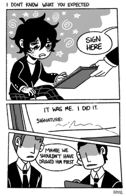 aryll:  playing persona 5: the aryll experience(the last comic