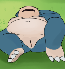 tgweaver: poor snorlax  all tuckered out after a long day of