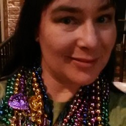 Another round of #beads from the #bacchus #parade during #mardigras