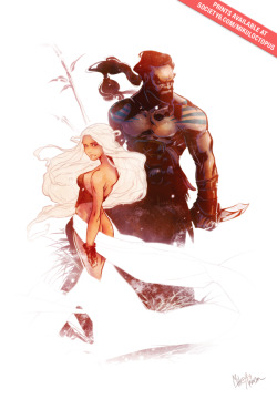 theartofbeingafan:  Daenerys and Drogo Final by Mikuloctopus