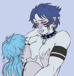 pinkromantic:  RenxAoba, by anon’s request. I think I draw