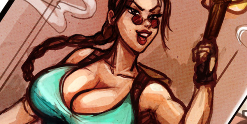 fatline: “FRIDGE RAIDER” Teaser – Coming Soon – Mega Sized Lara Croft Weight Gain Sequence  Art by TheAmericanDream with Bonus Short story by @bonebell Available for Download tonight at my E-Junkie! http://www.e-junkie.com/theamericandream 