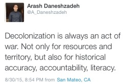 america-wakiewakie: A_Daneshzadeh dropping truth bombs on Twitter.