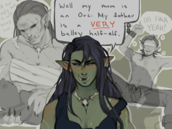 shadowrunrp:  Since people keep asking about Vamii’ra’s parents. And