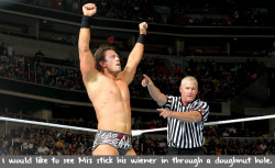 wwewrestlingsexconfessions:  I would like to see Miz stick his