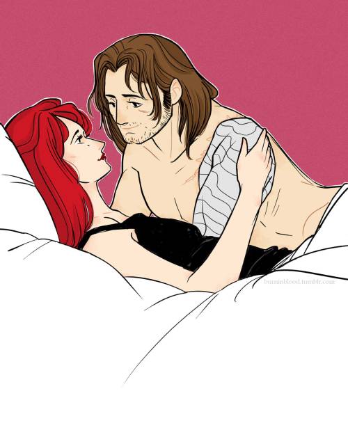 burninblood:  I’m spamming you with all my BuckyNat drawings,