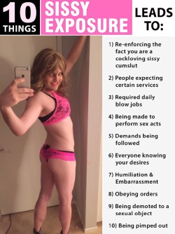 danielle-cd:  My sissy exposure…  Now don’t those things